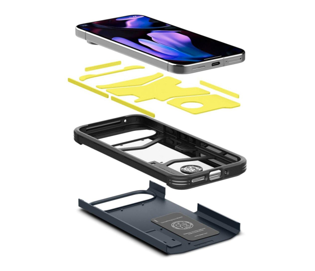 SPIGEN Tough Armor do Google Pixel 9 / Pixel 9 Pro Metal Slate ACS07693 - 1290835 - zdjęcie 5